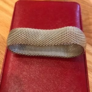 Sterling silver mesh bracelet